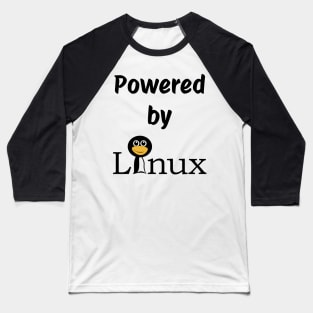 Powered By Linux Baseball T-Shirt